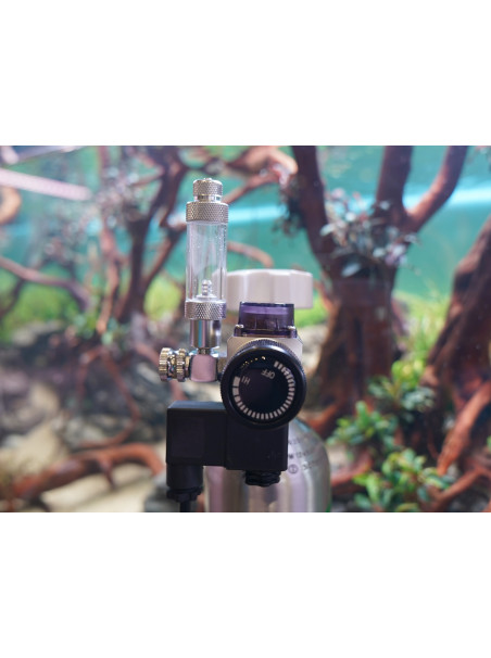 Manoreductor con Solenoide y CuentaBurbujas PezVerde