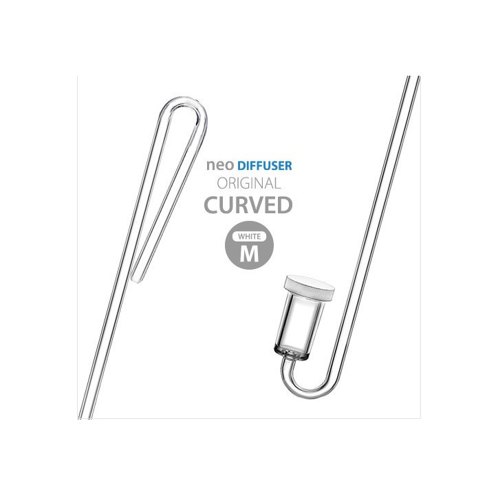 AquaRIO Neo Diffuser Curved Original M - WHITE - CO2