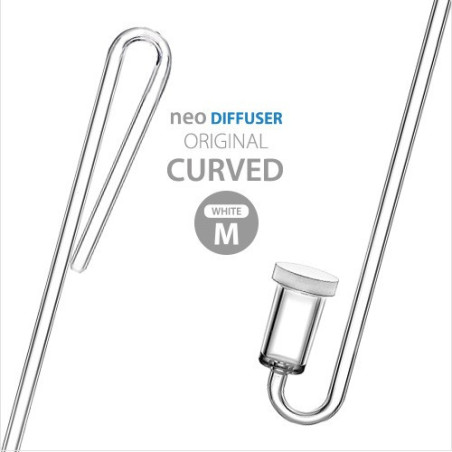 AquaRIO Neo Diffuser Curved Original M - WHITE - CO2