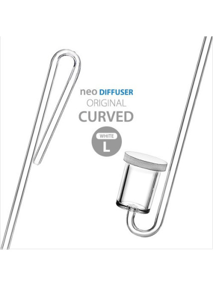 AquaRIO Neo Diffuser Curved Original L - WHITE - CO2