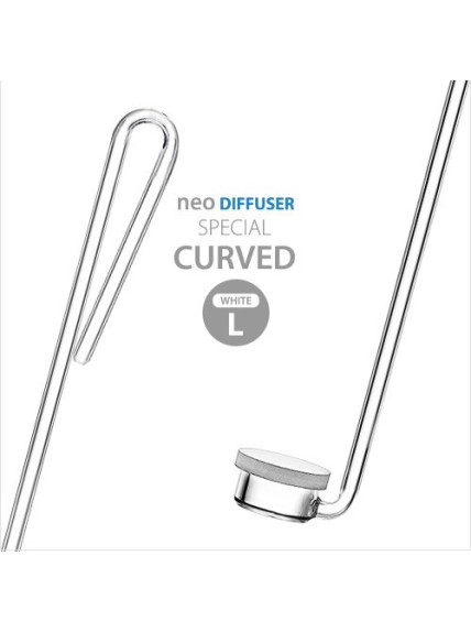 AquaRIO Neo Diffuser Curved Special L - WHITE - CO2