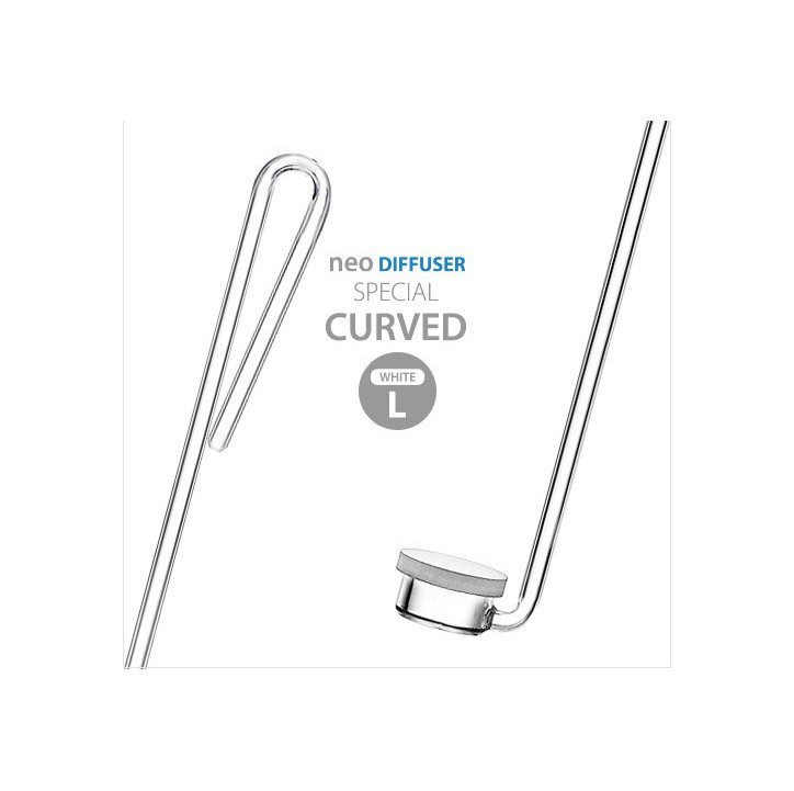 AquaRIO Neo Diffuser Curved Special L - WHITE - CO2